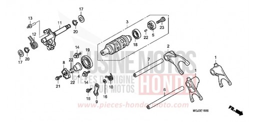 BARILLET DE SELECTION CBF1000FAA de 2010